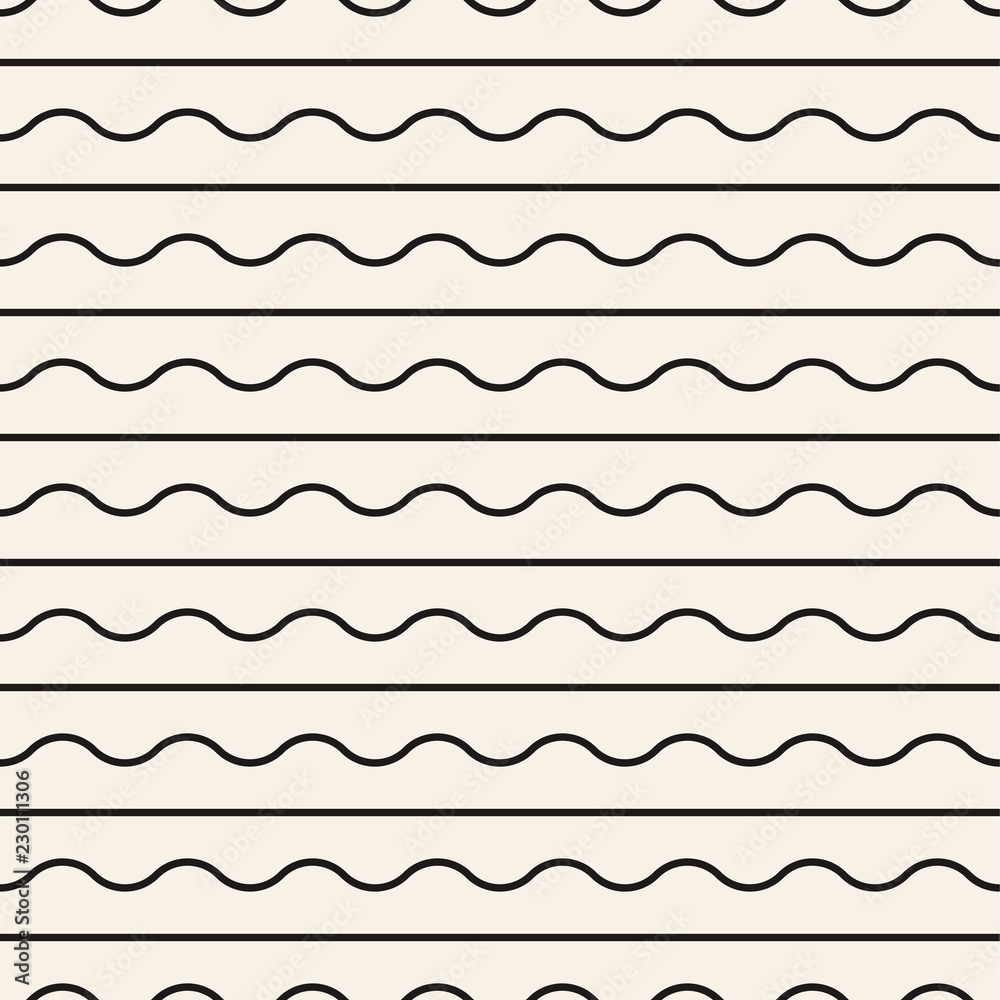 Abstract vector texture with waves, smooth bends Abstract vector texture with waves, smooth bends