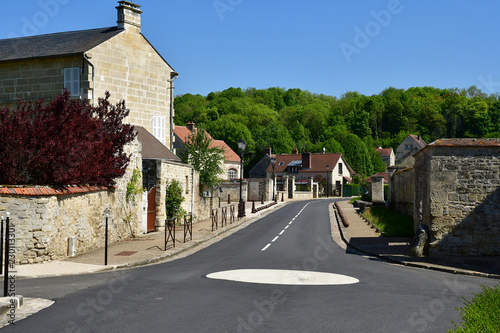 Guiry en Vexin, France - may 4 2018 : picturesque village photo