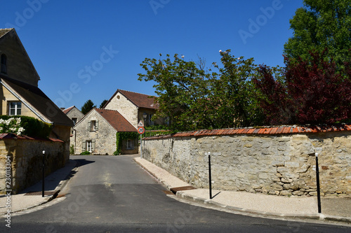 Guiry en Vexin, France - may 4 2018 : picturesque village photo