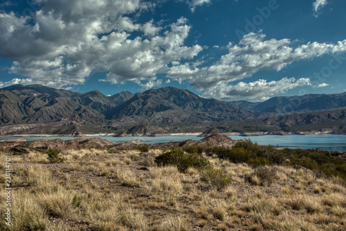 Lake in Mendoza Argentina Andes Region