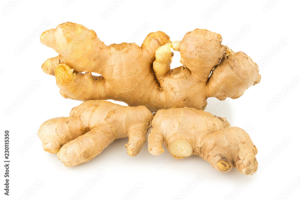 ginger isolated on white background ginger isolated on white background