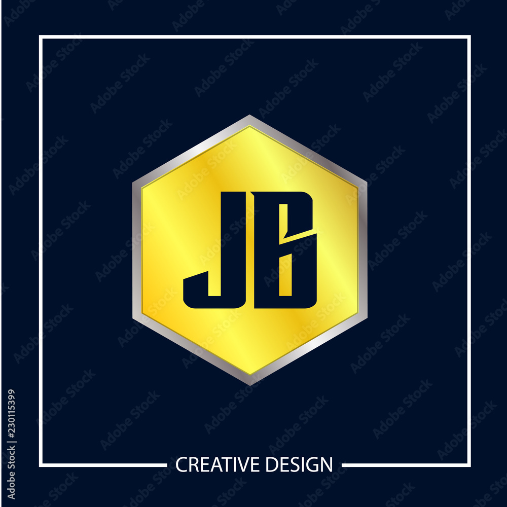 Initial Letter JB Logo Template Design Initial Letter JB Logo Template Design