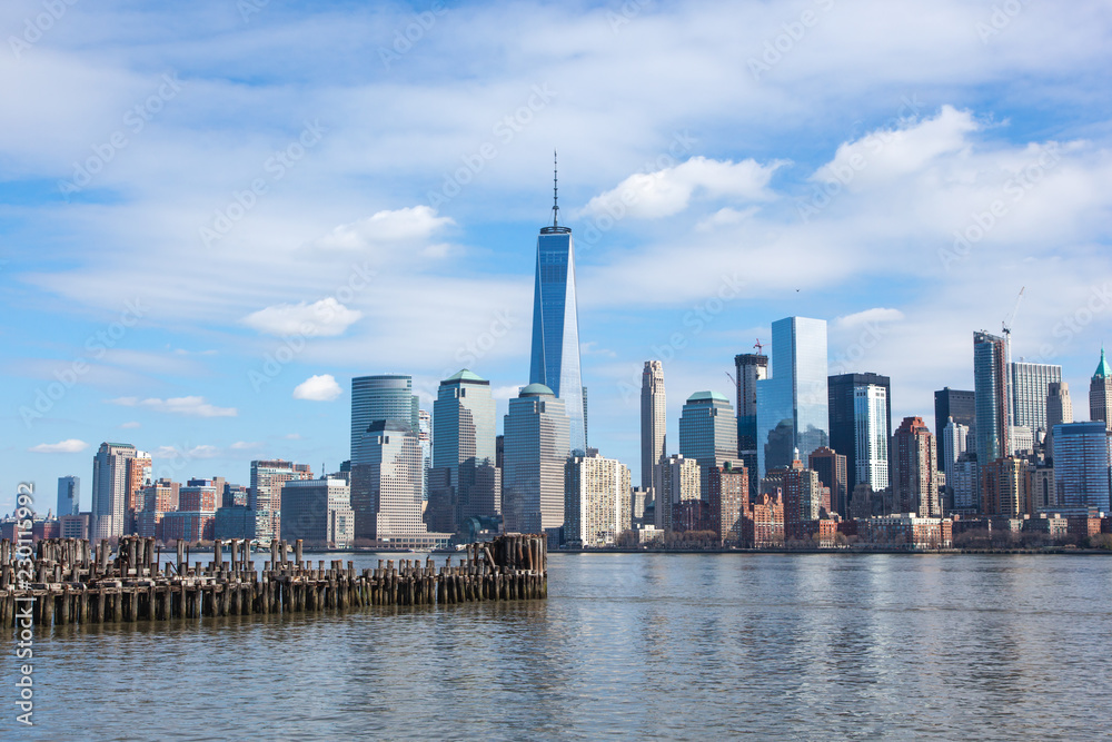 Naklejka premium Lower Manhattan 2016