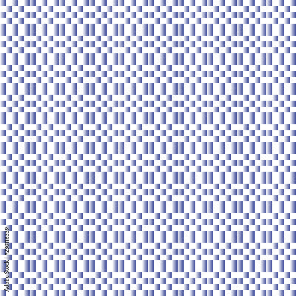 Abstract composition seamless cubes pattern. Blue mosaic background in minimal style Abstract composition seamless cubes pattern. Blue mosaic background in minimal style
