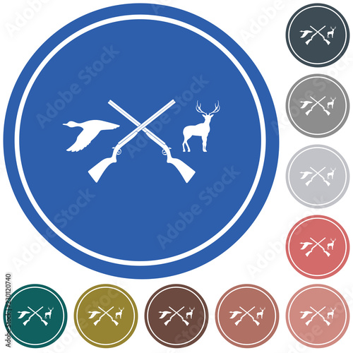 Hunting club logo icon