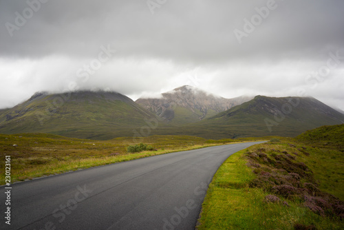 Highlands Skye road landscape