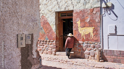 Argentina, Humahuaca scenic historic streets photo