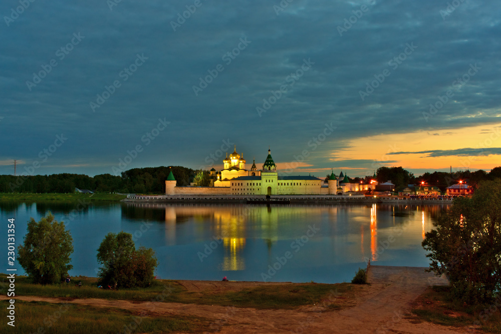 Ipatiev Monastery in the summer twilight. Kostroma, Russia. Ipatiev Monastery in the summer twilight. Kostroma, Russia.