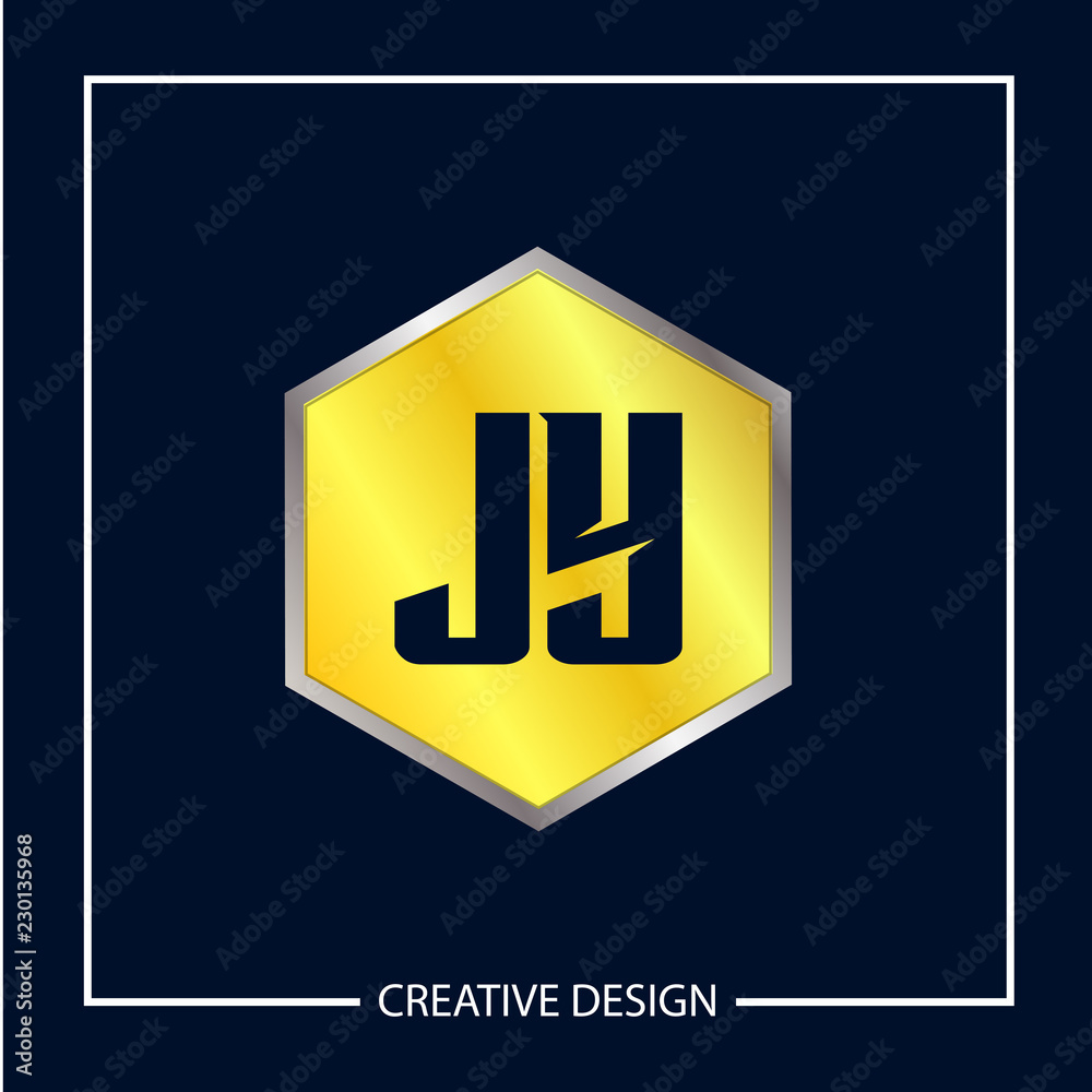Initial Letter JY Logo Template Design Initial Letter JY Logo Template Design
