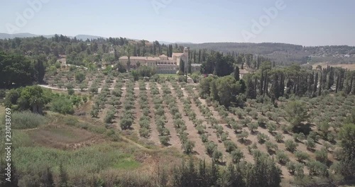 Latroun monastery Aerial view
Flying over Latroun convent, Israel
 photo