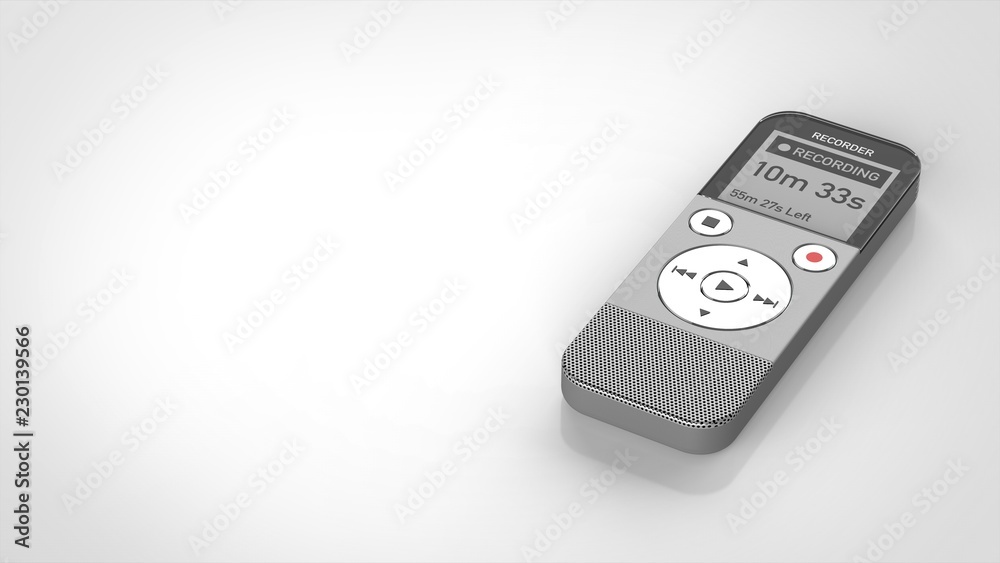 ボイスレコーダー 右 Stock イラスト Adobe Stock