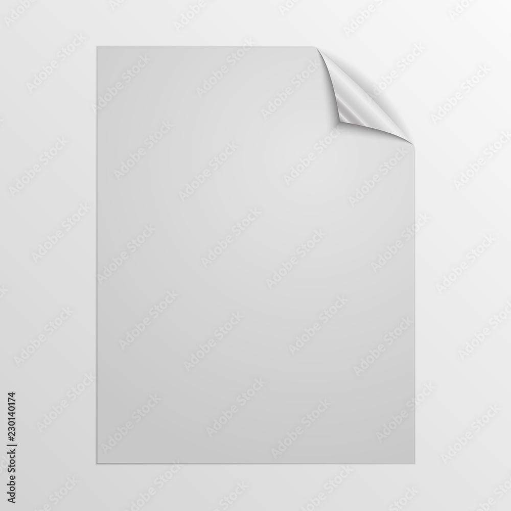 Paper square page. Vector illustration. Paper square page. Vector illustration.