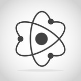 Molecule or Atom icon. Vector illustration.