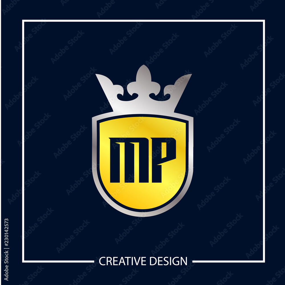 Initial MP Letter Logo Template Design Initial MP Letter Logo Template Design