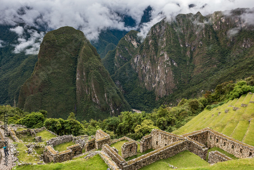 East bank of south end of Machu Picchu