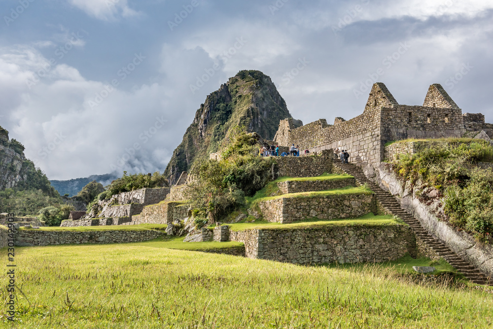 East side of Machu Picchu from the center of the main plaza