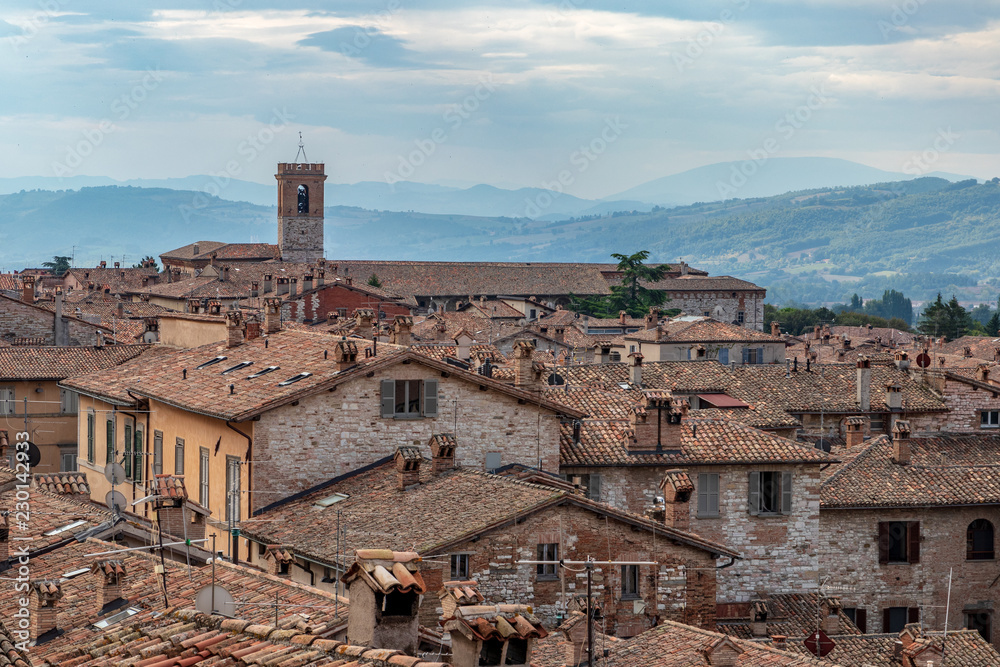 The Roofs Of Gubbio