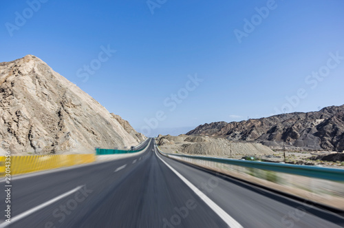 highway on the plain