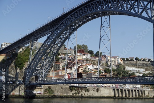 dom luis bridge over the portuguese douro river © chriss73