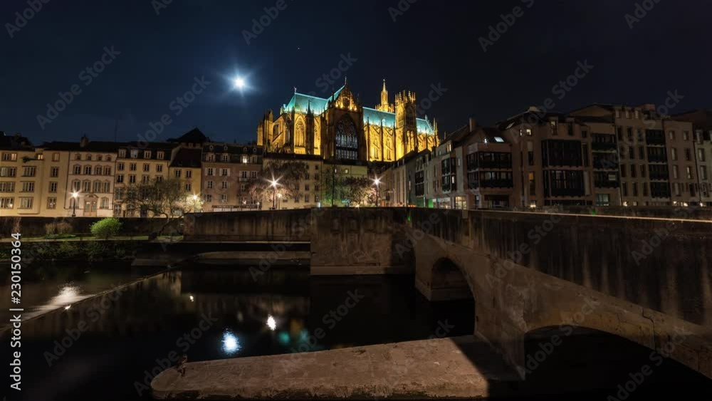 Cathedral Metz Moon 4K Guig's Timelapse
