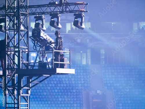 Concert equipment. Light fo...