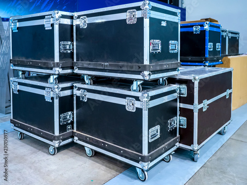 Concert equipment transport...