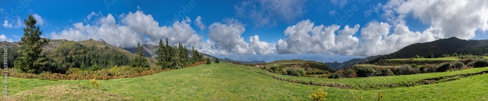 Inland scenery of Madeira island