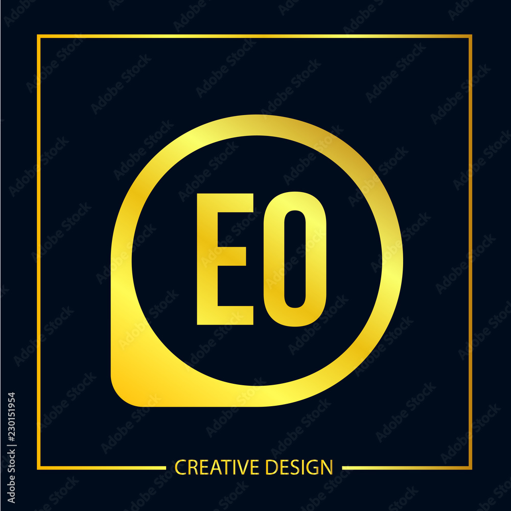 Initial EO Letter Logo Template Design Initial EO Letter Logo Template Design
