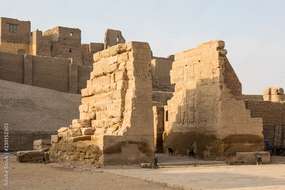 The temple of Horus in Edfu