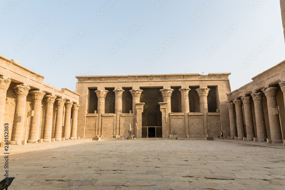 The temple of Horus in Edfu