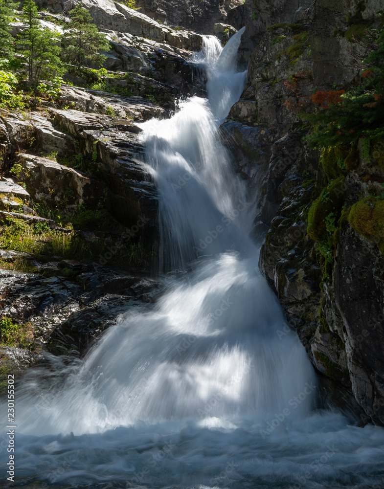 Fototapeta premium Aster Falls Rushing With Water