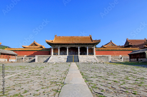 Chinese ancient architecture in Eastern Royal Tombs of the Qing Dynasty, china