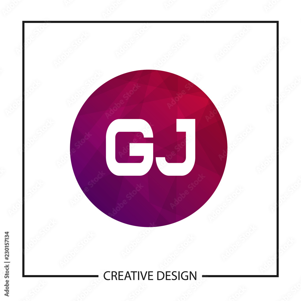 Initial GJ Letter Logo Template Design Initial GJ Letter Logo Template Design