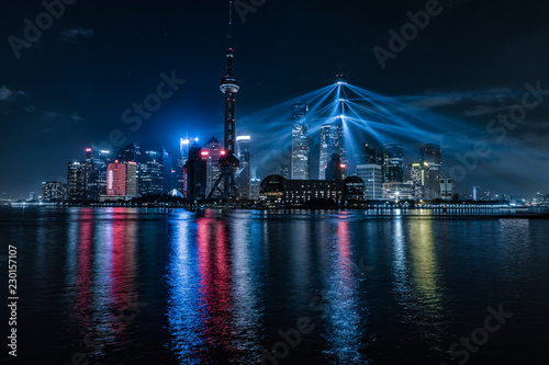 Photography shanghai in the dark