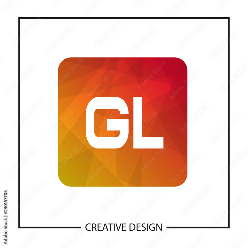 Initial GL Letter Logo Template Design Initial GL Letter Logo Template Design