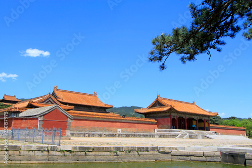 Chinese ancient architecture in the Eastern Royal Tombs of the Qing Dynasty, china