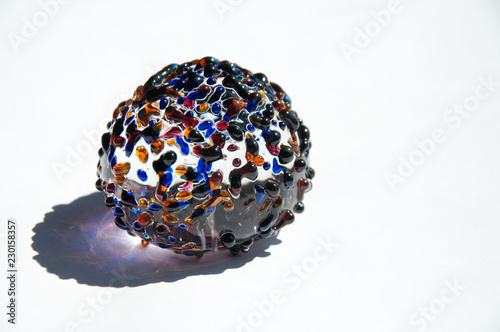 Obraz na płótnie multi colored glass paperweight