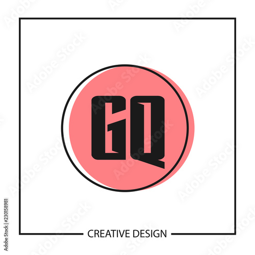 Initial GQ Letter Logo Template Design © Scooby