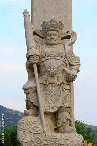 Nanshan Giant Buddha scenic area figure stone carving, china © zhang yongxin