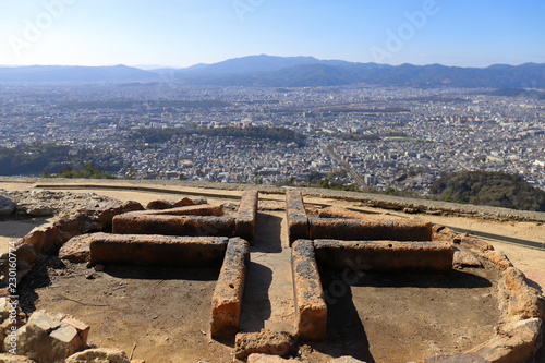大文字山の頂上