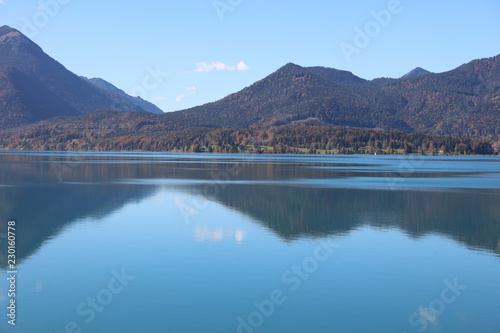 Lake Walchensee with crystal clear water on a beautiful autumn day 3518 © visualdiscovery