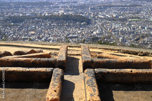 大文字山の頂上