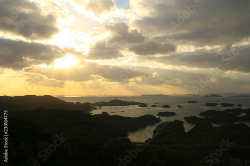 九十九島夕景
