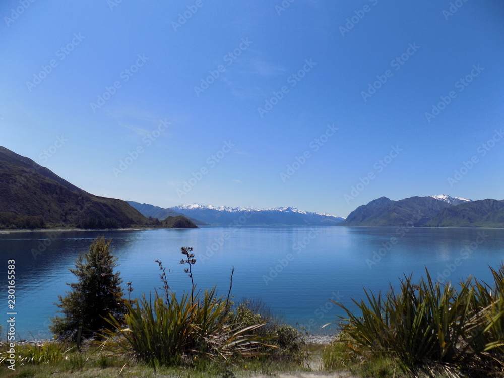 ニュージーランド　ハーウェア湖