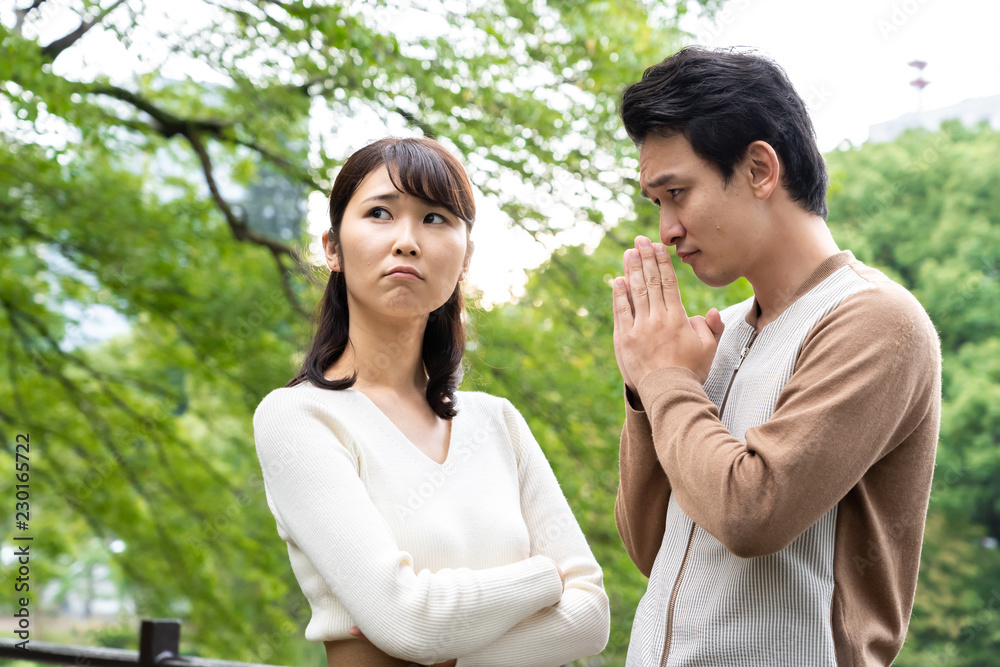 喧嘩するカップル Stock Photo Adobe Stock