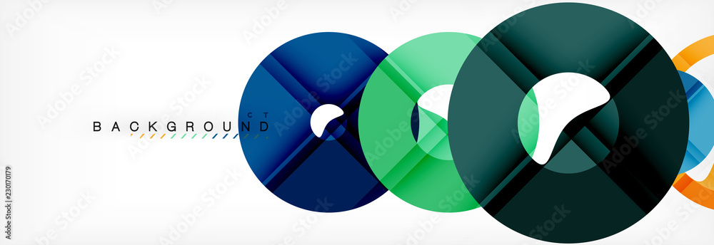 Geomtric modern backgrounds, rings abstract template Geomtric modern backgrounds, rings abstract template