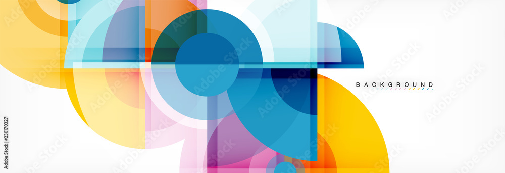 Vector fantastic circle modern geometric background template Vector fantastic circle modern geometric background template