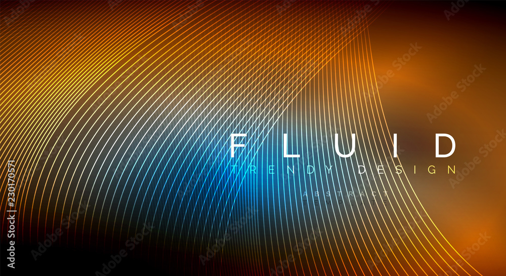 Digital flowing wave particles abstract background Digital flowing wave particles abstract background