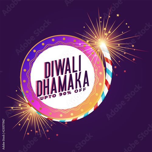 diwali festival big sale and offer background template