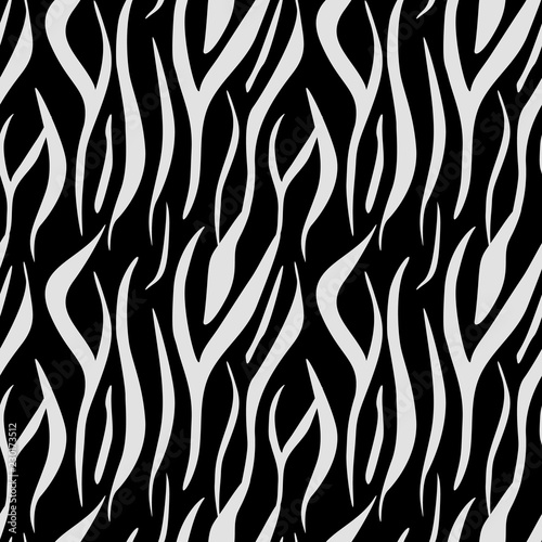 Animal print  zebra texture background black and white colors